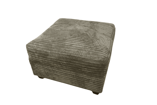 Byron Grey Fabric Footstool