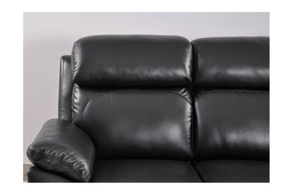 Dandrea Genuine Leather Black  Electric Power Recliner Armchair