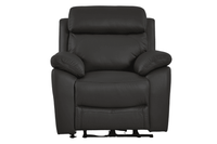 Dandrea Genuine Leather Grey Electric Power Recliner Armchair