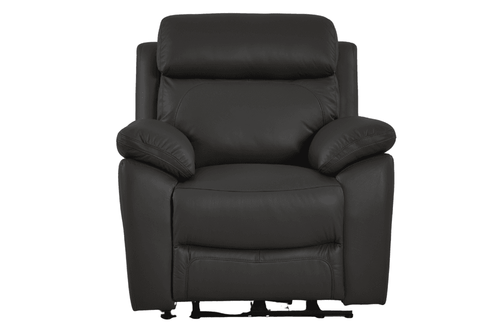 Dandrea Genuine Leather Grey Electric Power Recliner Armchair