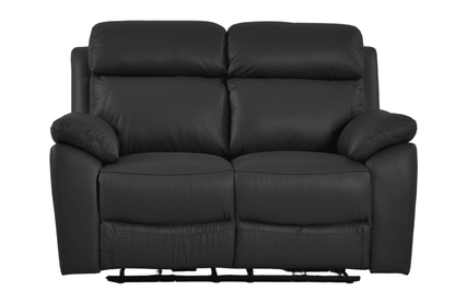 Dandrea Genuine Leather Grey Electric Power Recliner 2 Seater Sofa - Furniture Instore