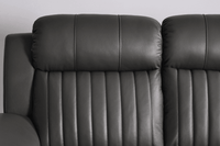 Cidliano Genuine Leather Grey Electric Power Recliner Armchair - Furniture Instore