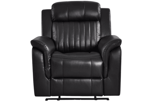 Cidliano Genuine Leather Black Electric Power Recliner Armchair