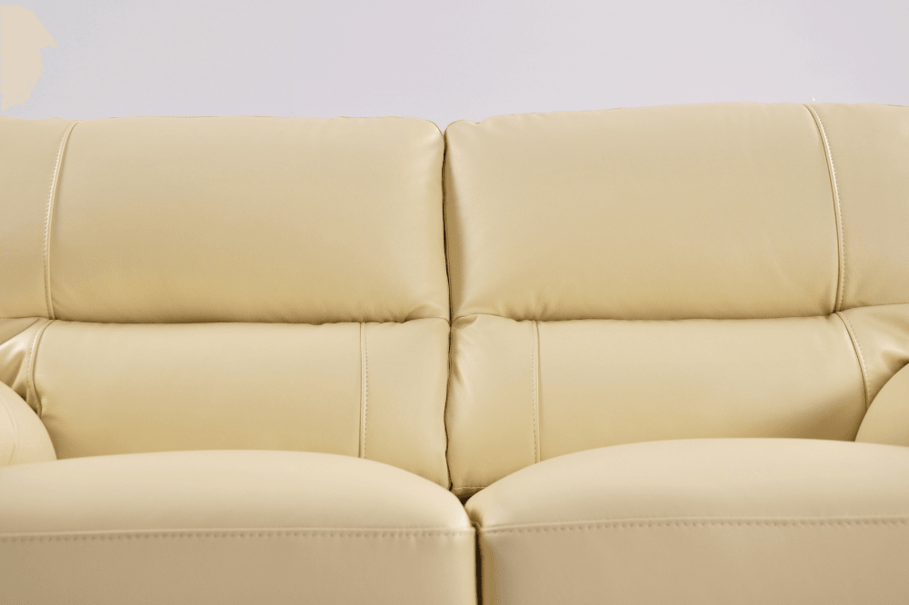 Dalmore Genuine Leather Cream Armchair