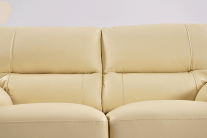 Dalmore Genuine Leather Cream Armchair