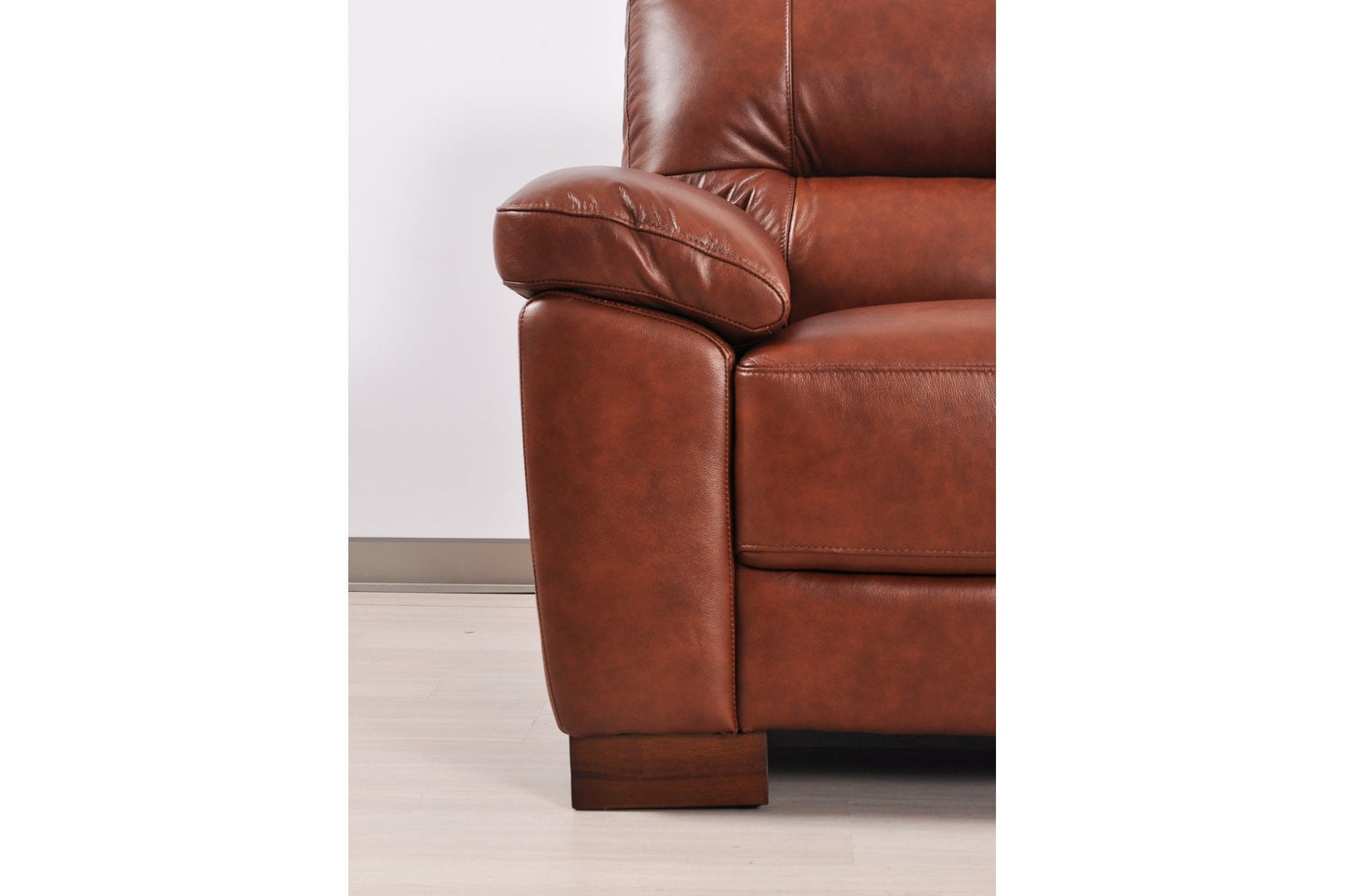 Dalmore Genuine Leather Tan Armchair - Furniture Instore
