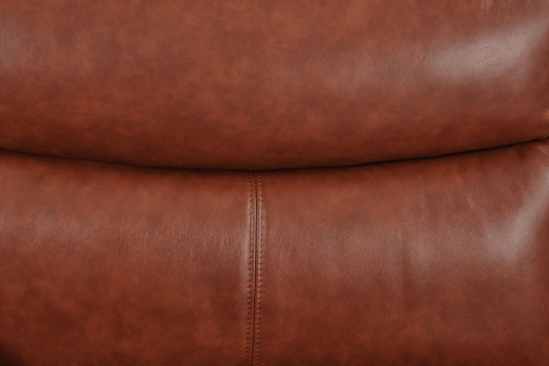 Vantage Genuine Leather Tan Armchair - Furniture Instore