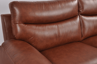 Vantage Genuine Leather Tan Armchair - Furniture Instore