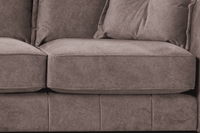 Somerford Left Hand Fabric Corner Chaise - Chocolate - Furniture Instore