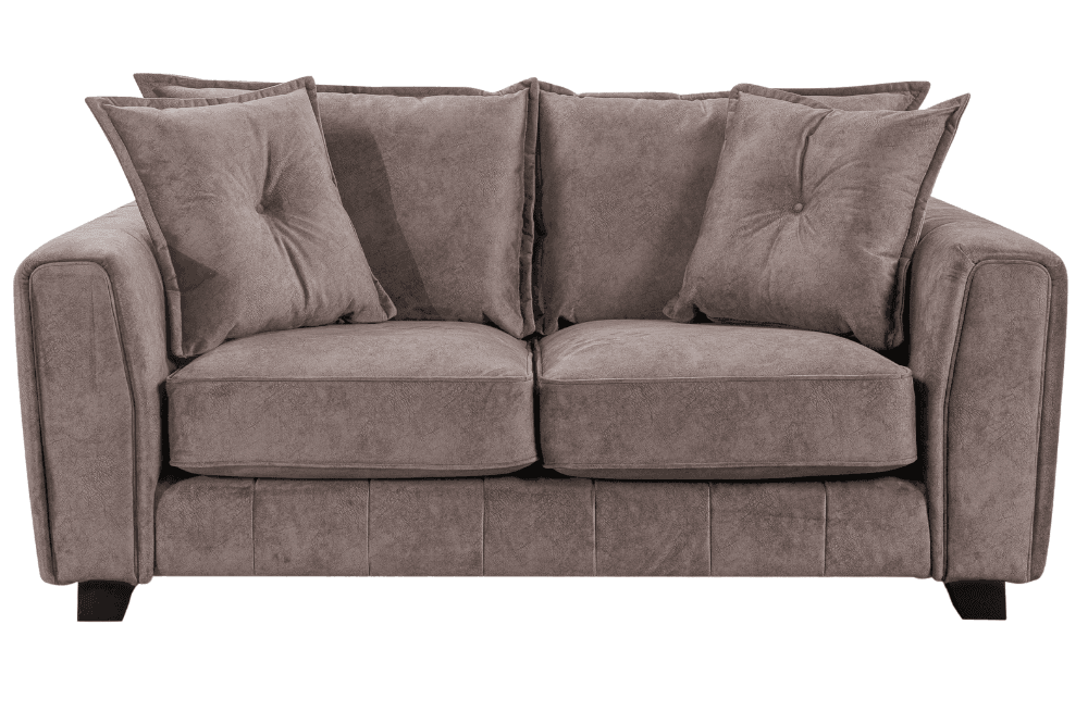 Somerford 2  Seater Chocolate Fabric Sofa