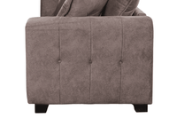 Somerford 2 Seater Chocolate Fabric Sofa - Furniture Instore