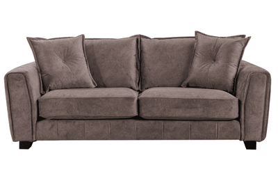 Somerford 3 Seater Chocolate Fabric Sofa