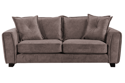 Somerford 3 Seater Chocolate Fabric Sofa