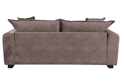 Somerford 3 Seater Chocolate Fabric Sofa