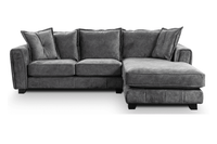 Somerford  Right Hand Fabric Corner Chaise - Grey