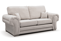 Verona High Back Cream Fabric 2 Seater Sofa - Furniture Instore