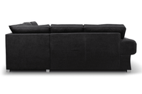 Verona High Back Black Fabric Corner - Furniture Instore