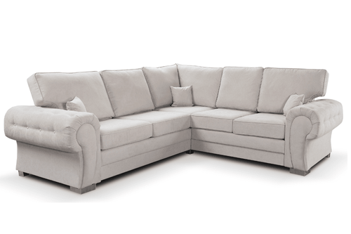 Verona High Back Cream Fabric Corner