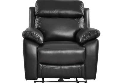 Dandrea Genuine Leather Black Electric Power Recliner 2+1+1 Seater sofa set - Furniture Instore
