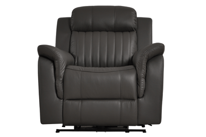 Cidliano Genuine Leather Grey Electric Power Recliner 2+1 Seater Sofa Set - Furniture Instore