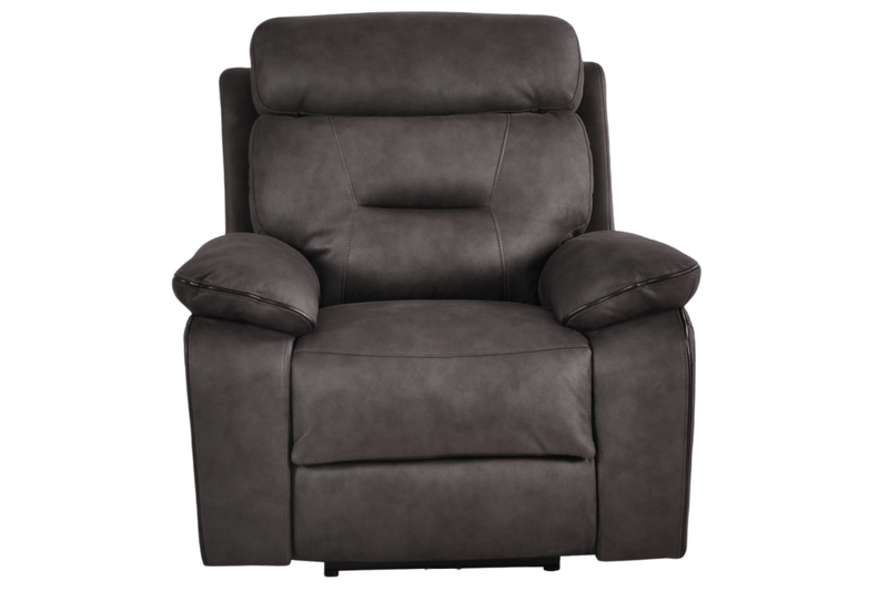 Foster Dark Grey Fabric Electric Recliner 2+1+1 Seater Sofa Set - Furniture Instore