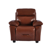 Rivello Genuine Leather Tan Armchair