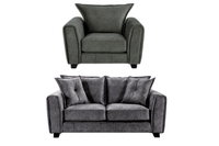 Somerford Grey Fabric 2+1 Seater Sofa  Set