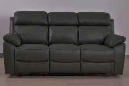 Dandrea Genuine Leather Grey Electric Power Recliner 3+2+1 Seater Sofa Set - Furniture Instore
