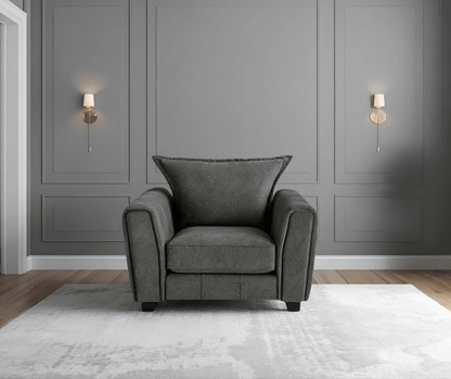 Somerford Grey Fabric 3+2+1 Seater Sofa Set - Furniture Instore