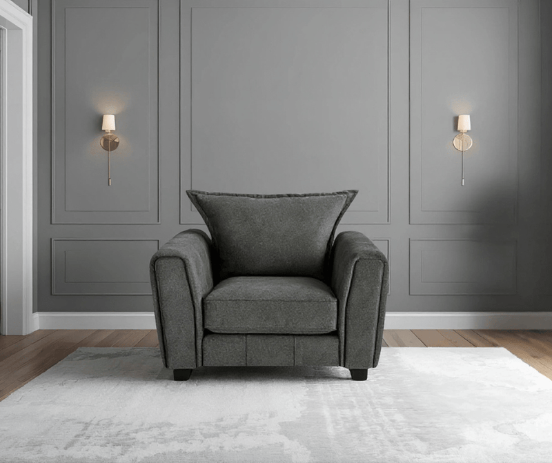 Somerford Grey Fabric 3+2+1 Seater Sofa Set - Furniture Instore