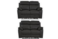Dandrea Genuine Leather Grey Electric Power Recliner 2+2 Seater Sofa  Set
