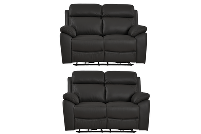 Dandrea Genuine Leather Grey Electric Power Recliner 2+2 Seater Sofa  Set