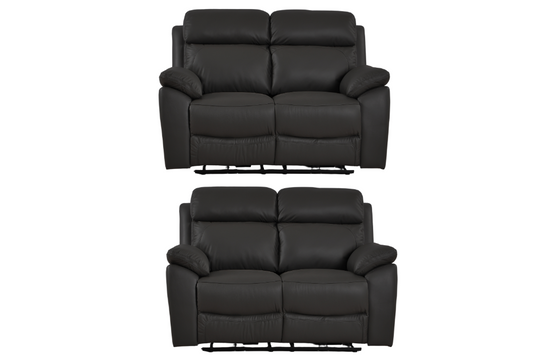 Dandrea Genuine Leather Grey Electric Power Recliner 2+2 Seater Sofa  Set