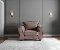 Somerford Chocolate Fabric 3+2+1 Seater Sofa Set - Furniture Instore
