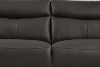 Vantage Genuine Leather Grey 3+1+1 Seater Sofa Set - Furniture Instore