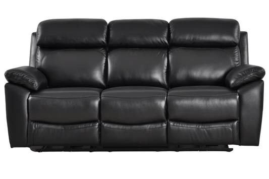 Dandrea Genuine Leather Black Electric Power Recliner 3+2+1 Seater Sofa Set - Furniture Instore