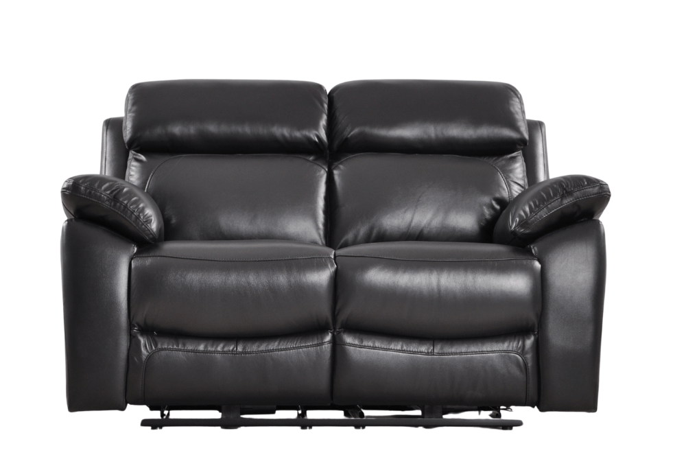 Dandrea Genuine Leather Black Electric Power Recliner 2+1 Seater Sofa Set - Furniture Instore