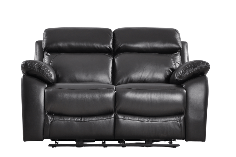 Dandrea Genuine Leather Black Electric Power Recliner 2+1 Seater Sofa Set - Furniture Instore
