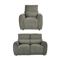 Carlisle Fabric Moss Green 2+1 Seater Sofa Set