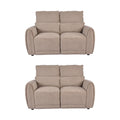 Carlisle Fabric Brown 2+2 Seater Sofa Set