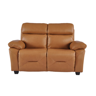 Rivello Genuine Leather Caramel 2 Seater