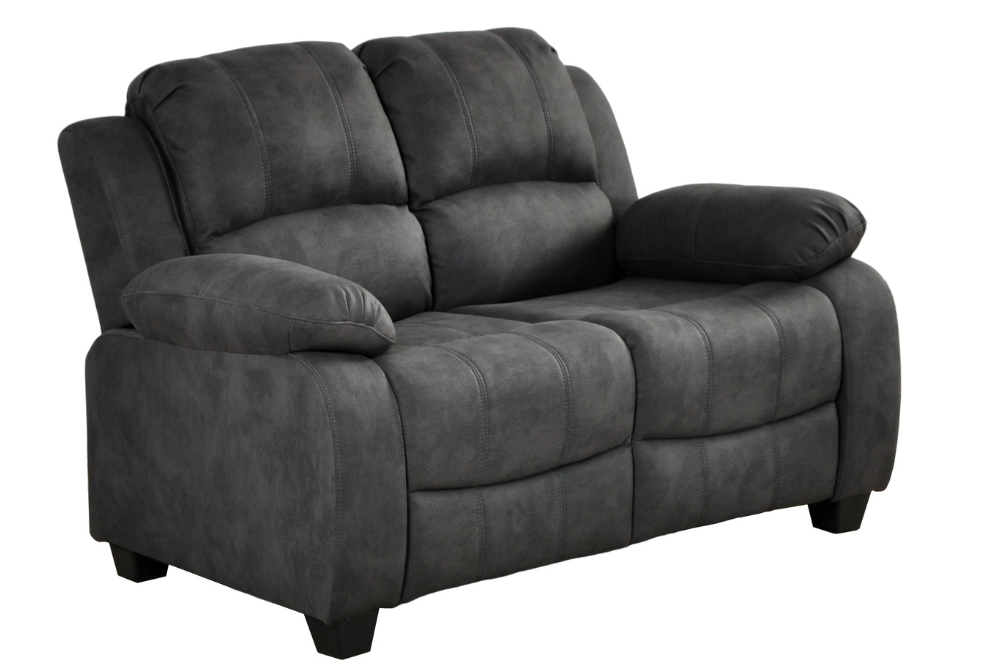 Valerie Charcoal Fabric 3+2 Seater Sofa Set