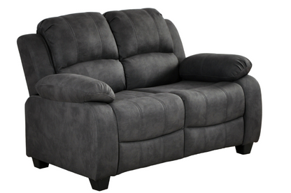 Valerie Charcoal Fabric 3+2 Seater Sofa Set