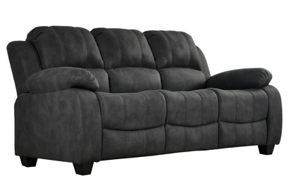 Valerie Charcoal Fabric 3+2 Seater Sofa Set