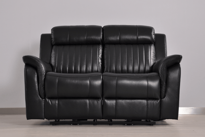 Cidliano Genuine Leather Black Electric Power Recliner 3+2 Seater Sofa Set - Furniture Instore