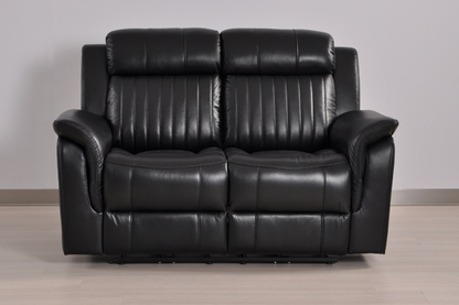 Cidliano Genuine Leather Black Electric Power Recliner 2+2 Seater Sofa  Set