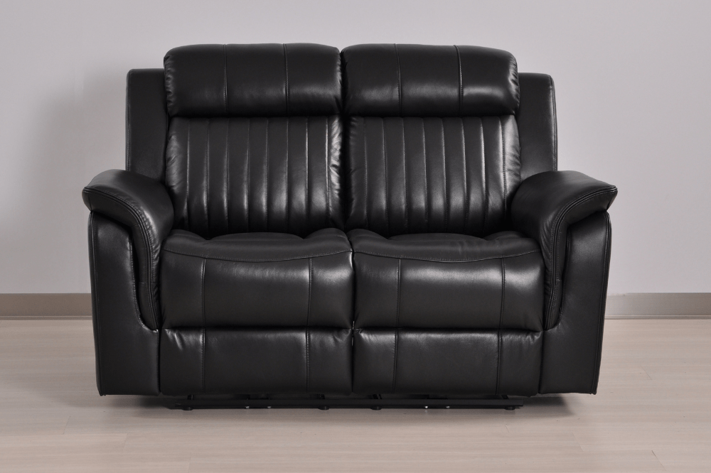 Cidliano Genuine Leather Black Electric Power Recliner 3+2 Seater Sofa Set - Furniture Instore