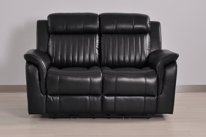Cidliano Genuine Leather Black Electric Power Recliner 3+2 Seater Sofa Set - Furniture Instore