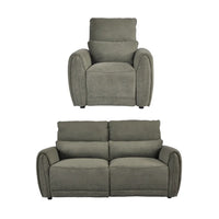 Carlisle Fabric Moss Green 3+1 Seater Sofa Set