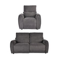 Carlisle Fabric Charcoal 3+1 Seater Sofa Set